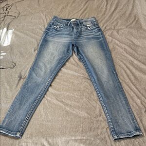 BKE Women's Light Blue Skinny Jeans